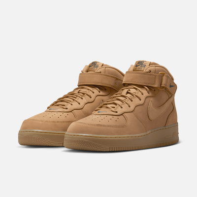 Nike Air Force 1 Mid Flax and Outdoor Green