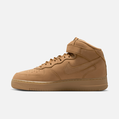 Nike Air Force 1 Mid Flax and Outdoor Green