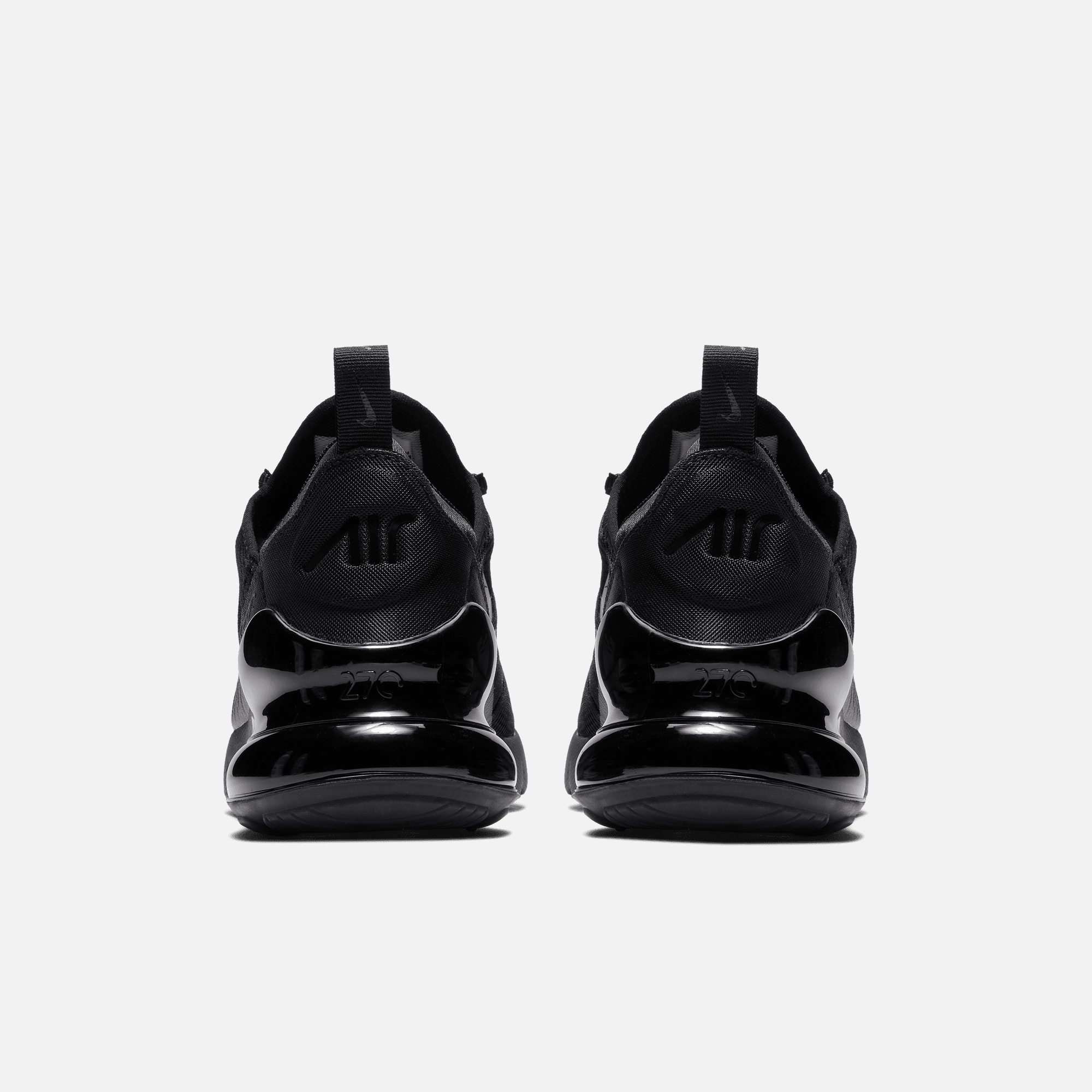 Nike Big Kids Air Max 270 Black GS Puffer Reds