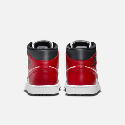 Air Jordan Women's 1 Mid Black Toe