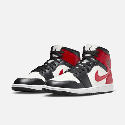 Air Jordan Women's 1 Mid Black Toe