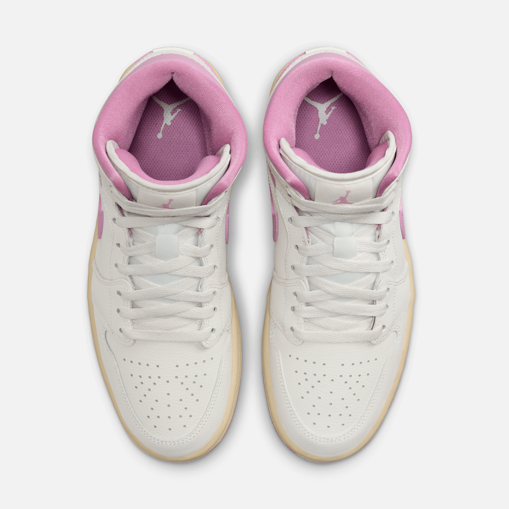 Air Jordan Women's 1 Mid Strawberries & Cream – Puffer Reds Air Jordan Women's 1 Mid Strawberries & Cream – Puffer Reds