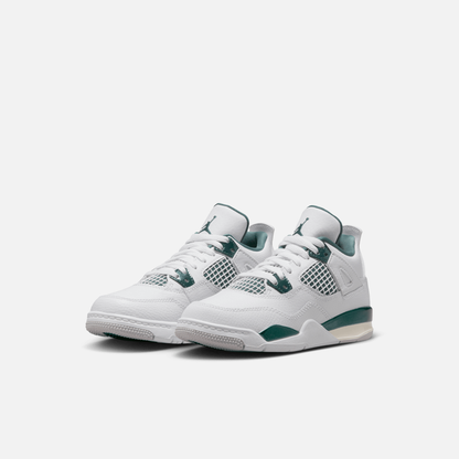 Air Jordan Kids' 4 Retro Oxidized Green (PS)