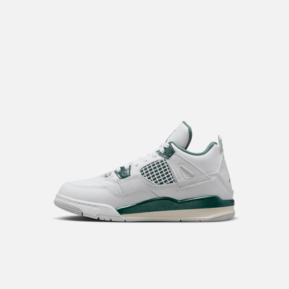 Air Jordan Kids' 4 Retro Oxidized Green (PS)