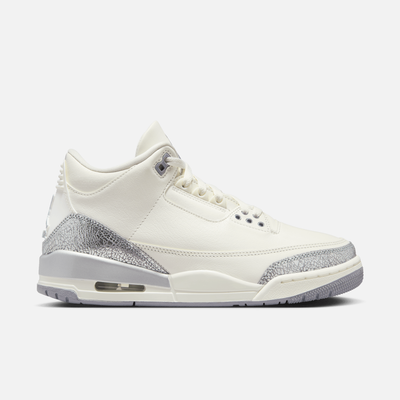 Air Jordan Women's 3 Retro Sail Cement Grey