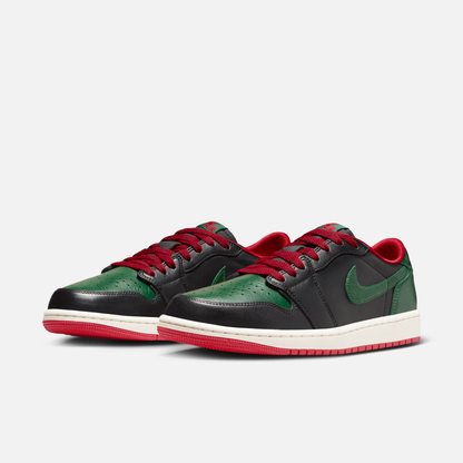 Air Jordan Women's 1 Retro Low OG Black Gorge Green