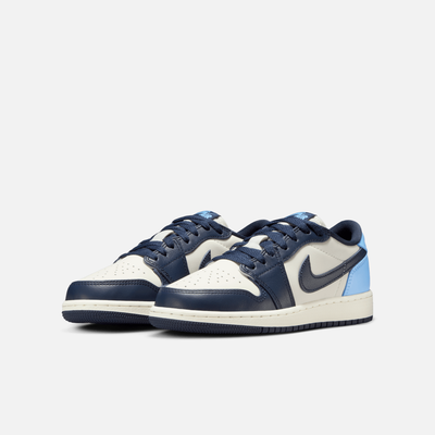 Air Jordan Big Kids' 1 Low OG Obsidian UNC (GS)