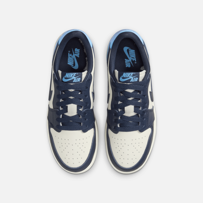 Air Jordan Big Kids' 1 Low OG Obsidian UNC (GS)