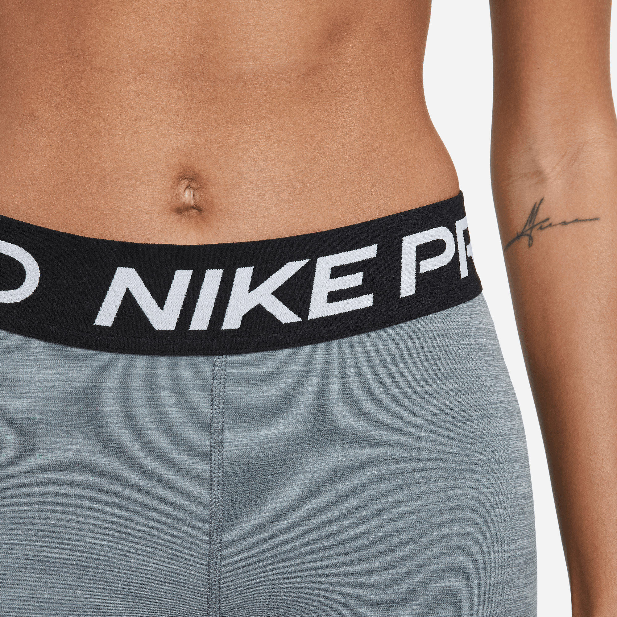 Nike Pro Women's Grey 3-Inch Shorts