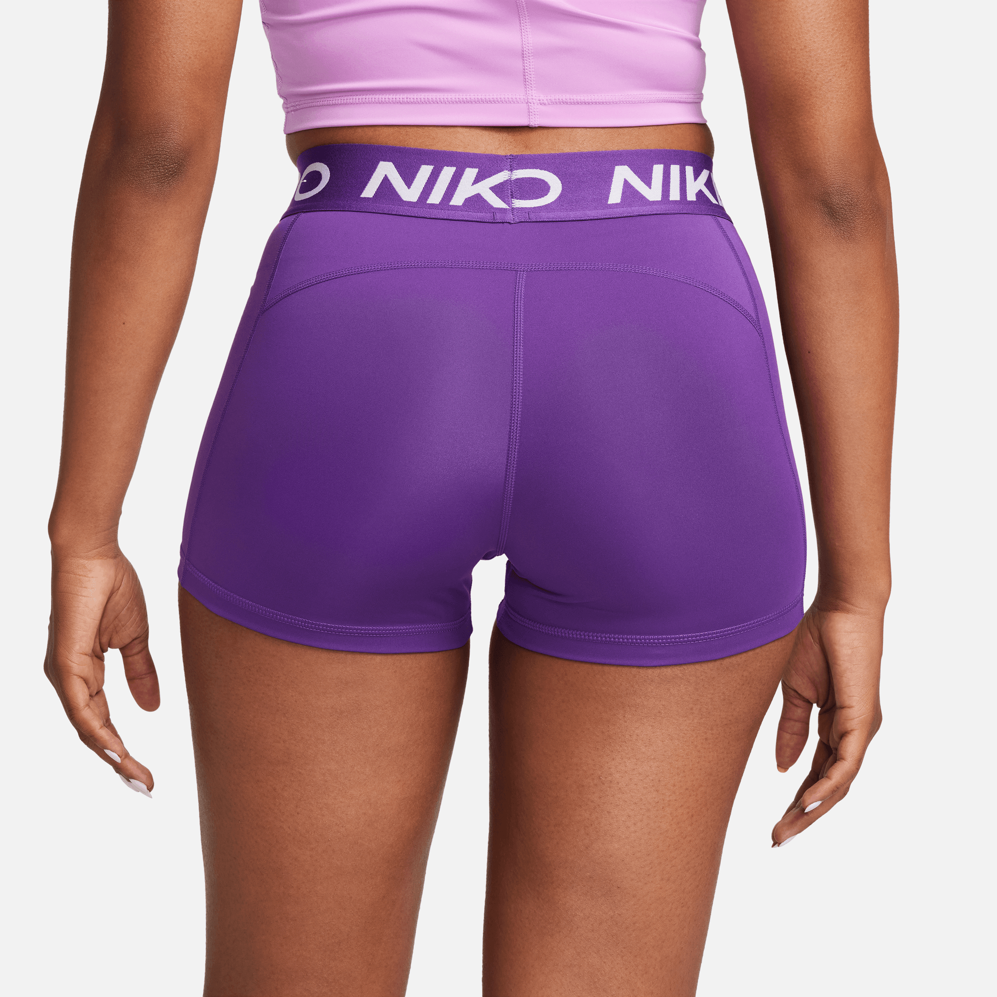 Nike Pro Women's Purple 3-Inch Shorts