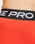 Nike Pro Women's Red 3-Inch Shorts