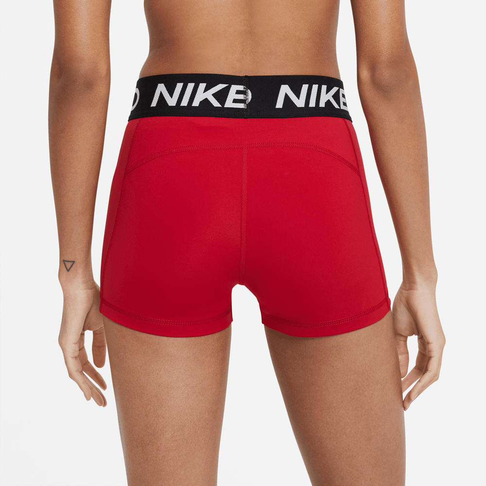 Nike Pro Women's 3-inch Red Shorts
