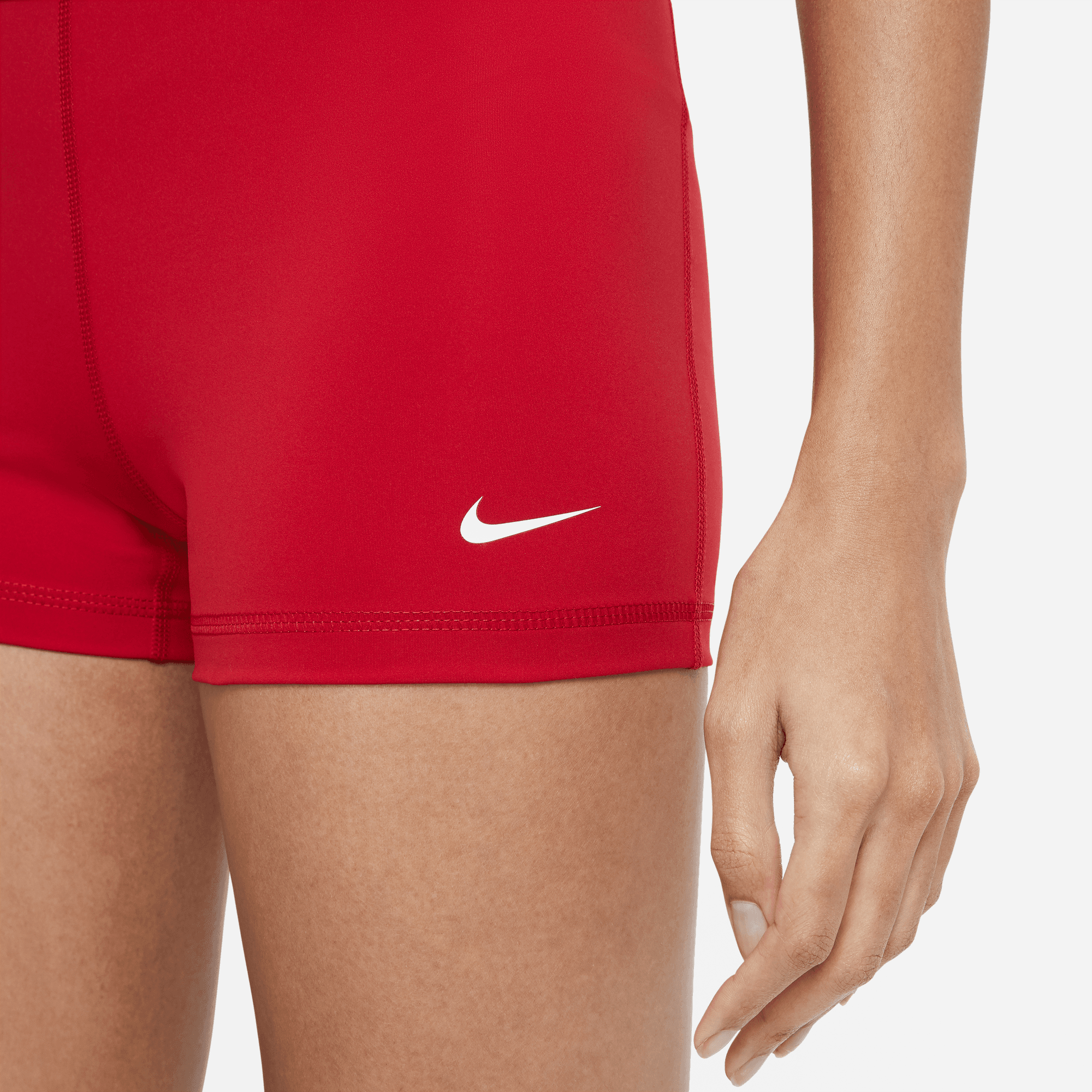 Nike Pro Women's 3-inch Red Shorts – Puffer Reds