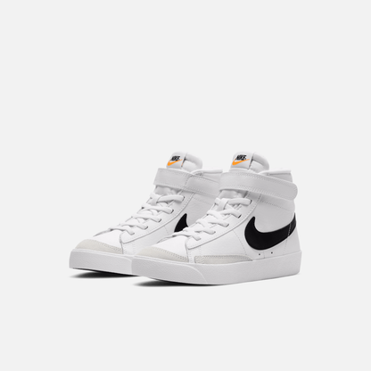 Nike Kids' Blazer Mid '77 White Black (PS)