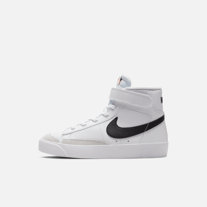 Nike Kids' Blazer Mid '77 White Black (PS)