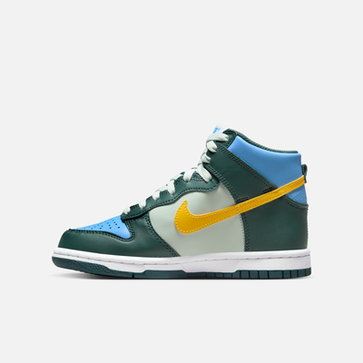Nike Big Kids' Dunk High Deep Jungle University Blue (GS)
