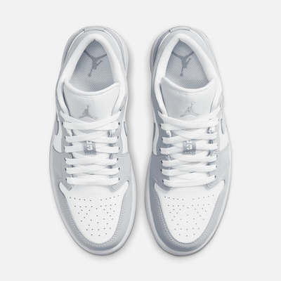 Air Jordan Women's 1 Low White Wolf Grey