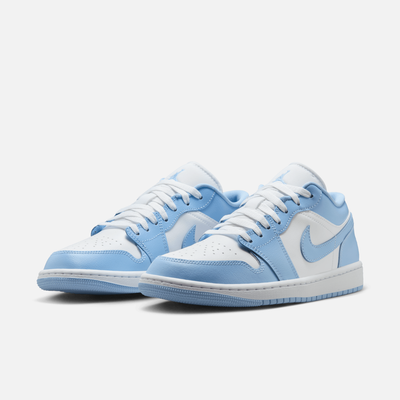 Air Jordan Women's 1 Low White Aluminum