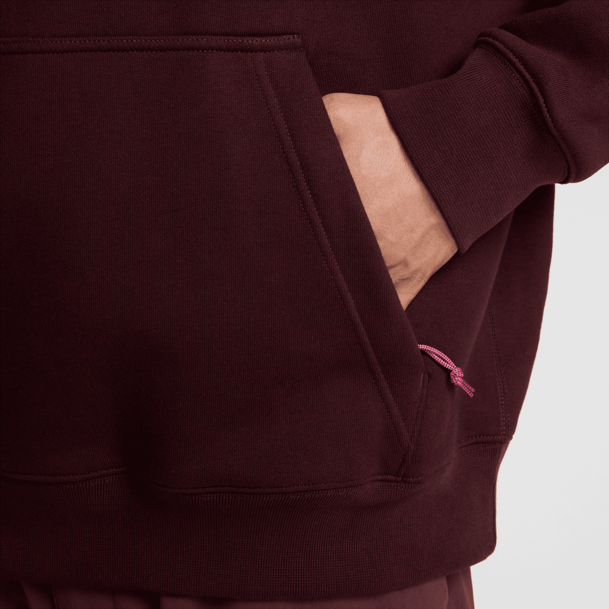 Nike ACG Therma-FIT Burgundy Fleece Pullover Hoodie