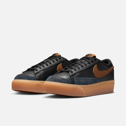 Nike Women's Blazer Low Platform Black Gum