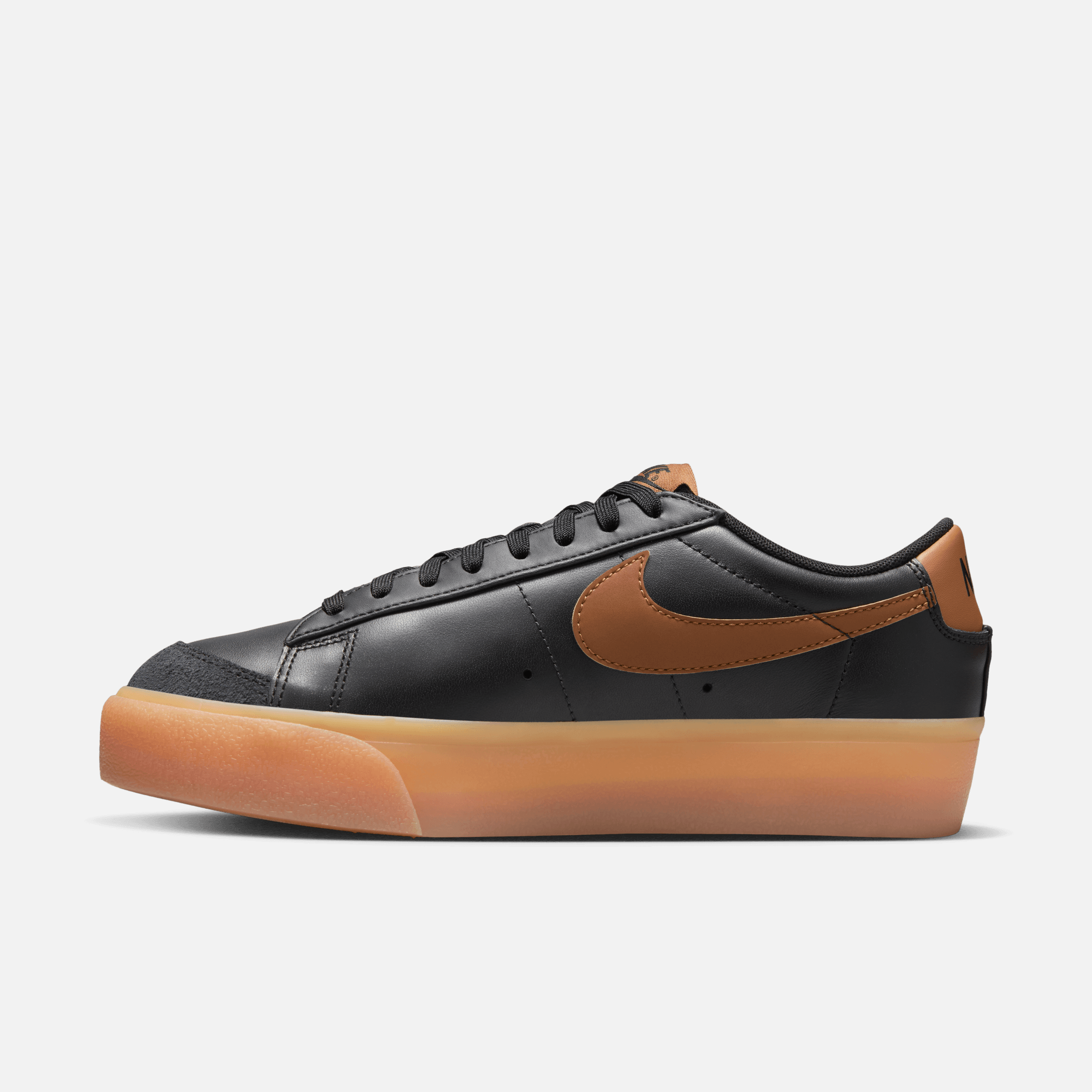 Nike Women's Blazer Low Platform Black Gum