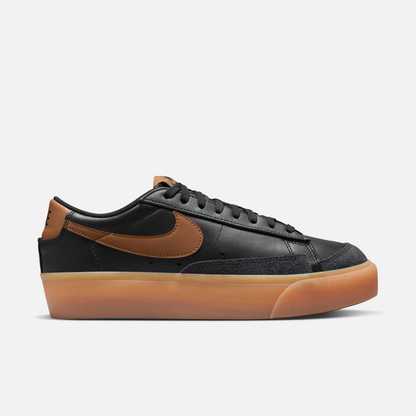 Nike Women's Blazer Low Platform Black Gum