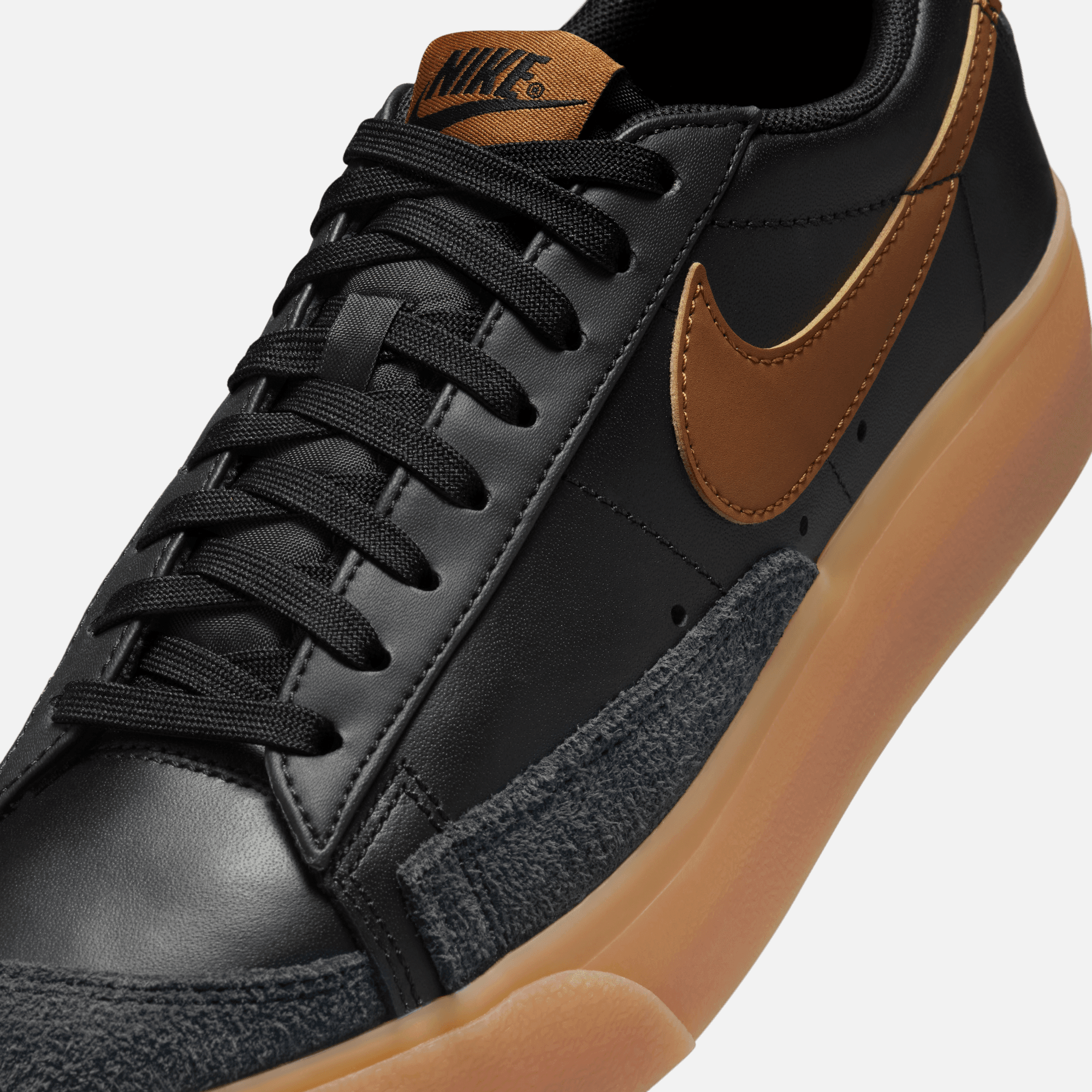 Nike Women's Blazer Low Platform Black Gum