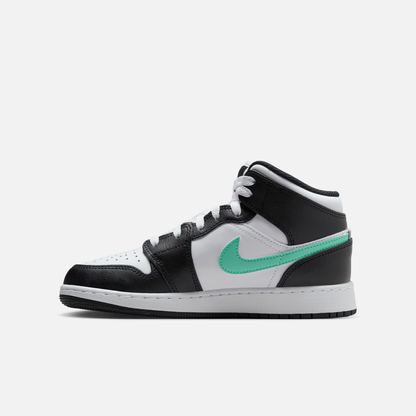 Air Jordan Big Kids' 1 Mid Glow Green (GS)