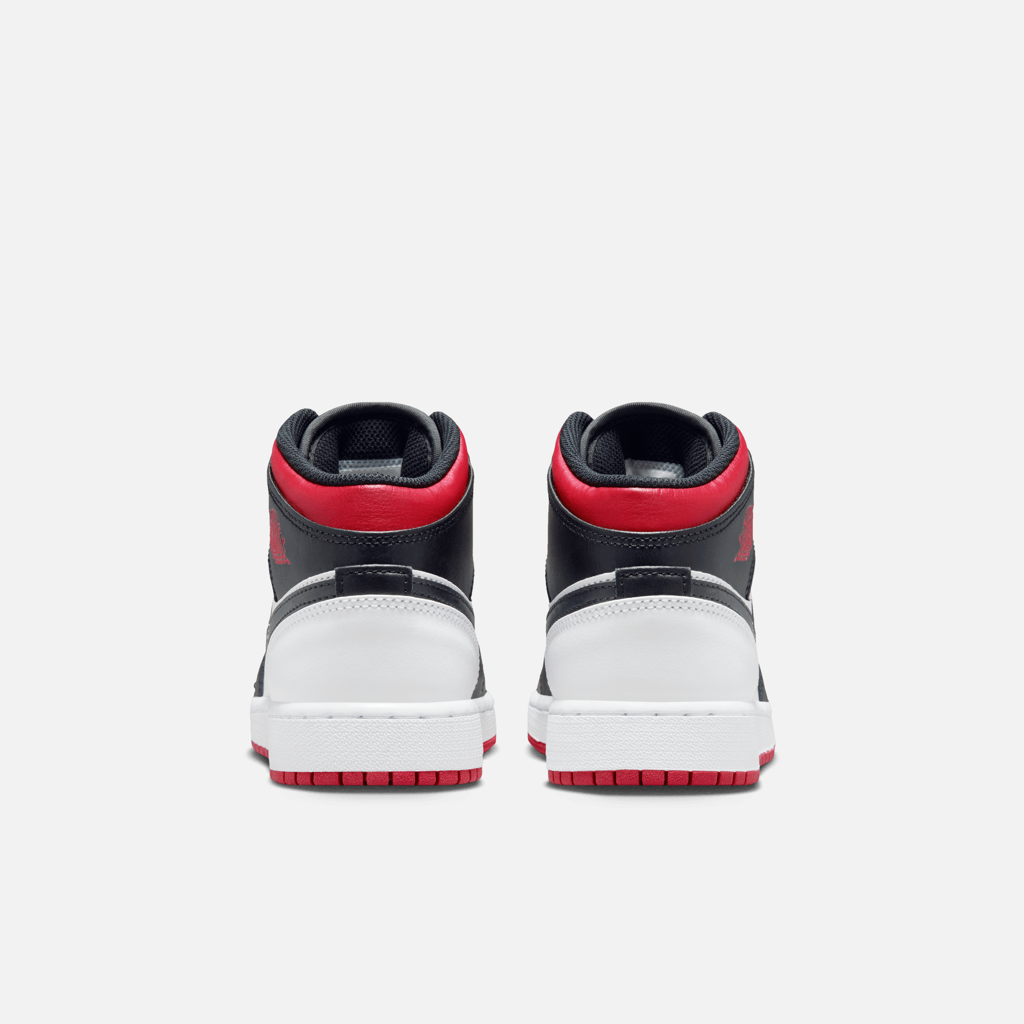 Air Jordan Big Kids' 1 Mid 'Gym Red Black Toe' (GS)