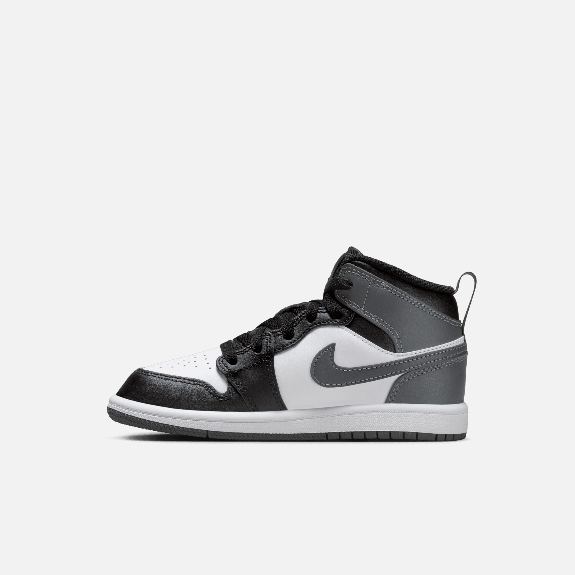 Air Jordan Kids' 1 Mid Iron Grey (PS)