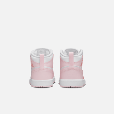 Air Jordan Kids' 1 Mid Pink Foam (PS)