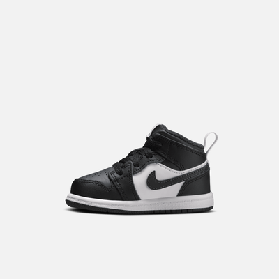 Air Jordan Kids' 1 Mid Black Off Noir (TD)