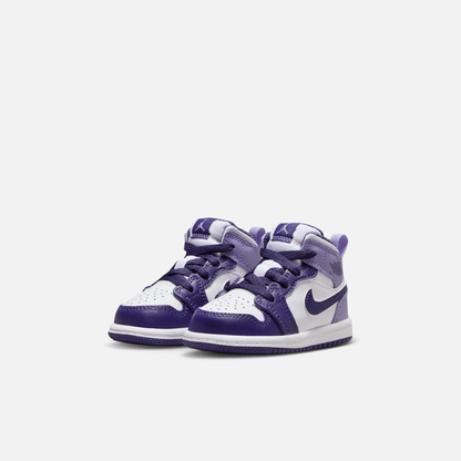 Air Jordan Kids' 1 Mid Sky J Purple (TD)