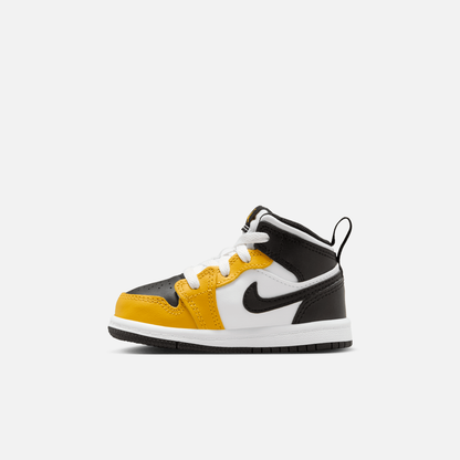 Air Jordan Kids' 1 Mid Yellow Ochre (TD)