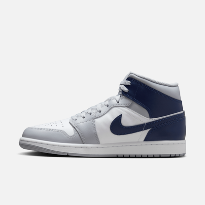 Air Jordan 1 Mid Wolf Grey Midnight Navy