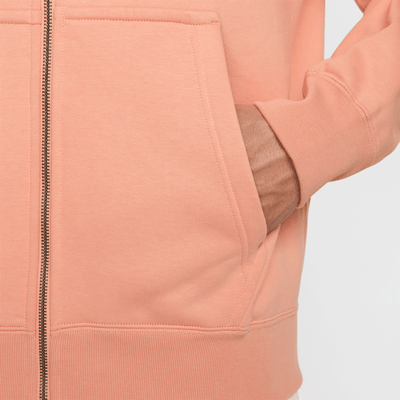 Nike Solo Swoosh Apricot Full-Zip Hoodie
