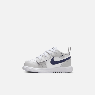 Air Jordan Kids' 1 Low Alt White Neutral Grey Gum (TD)