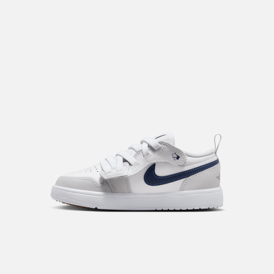 Air Jordan Kids' 1 Low Alt White Neutral Grey Gum (PS)