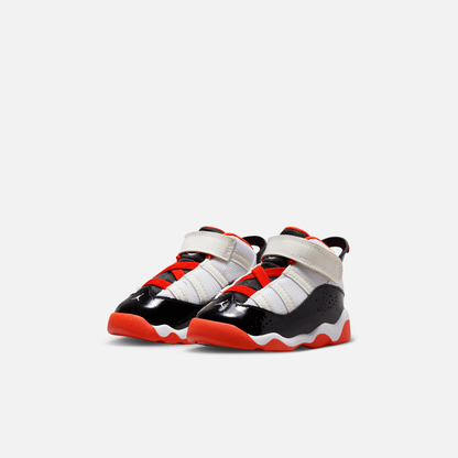 Air Jordan Kids' 6 Rings Team Orange (TD)