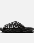 Nike Air More Uptempo Slide Black White
