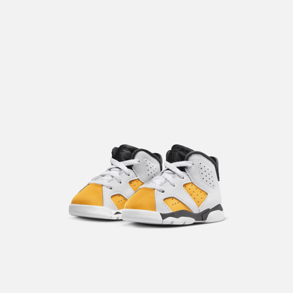 Air Jordan Kids' 6 Retro Yellow Ochre (TD)