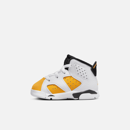 Air Jordan Kids' 6 Retro Yellow Ochre (TD)