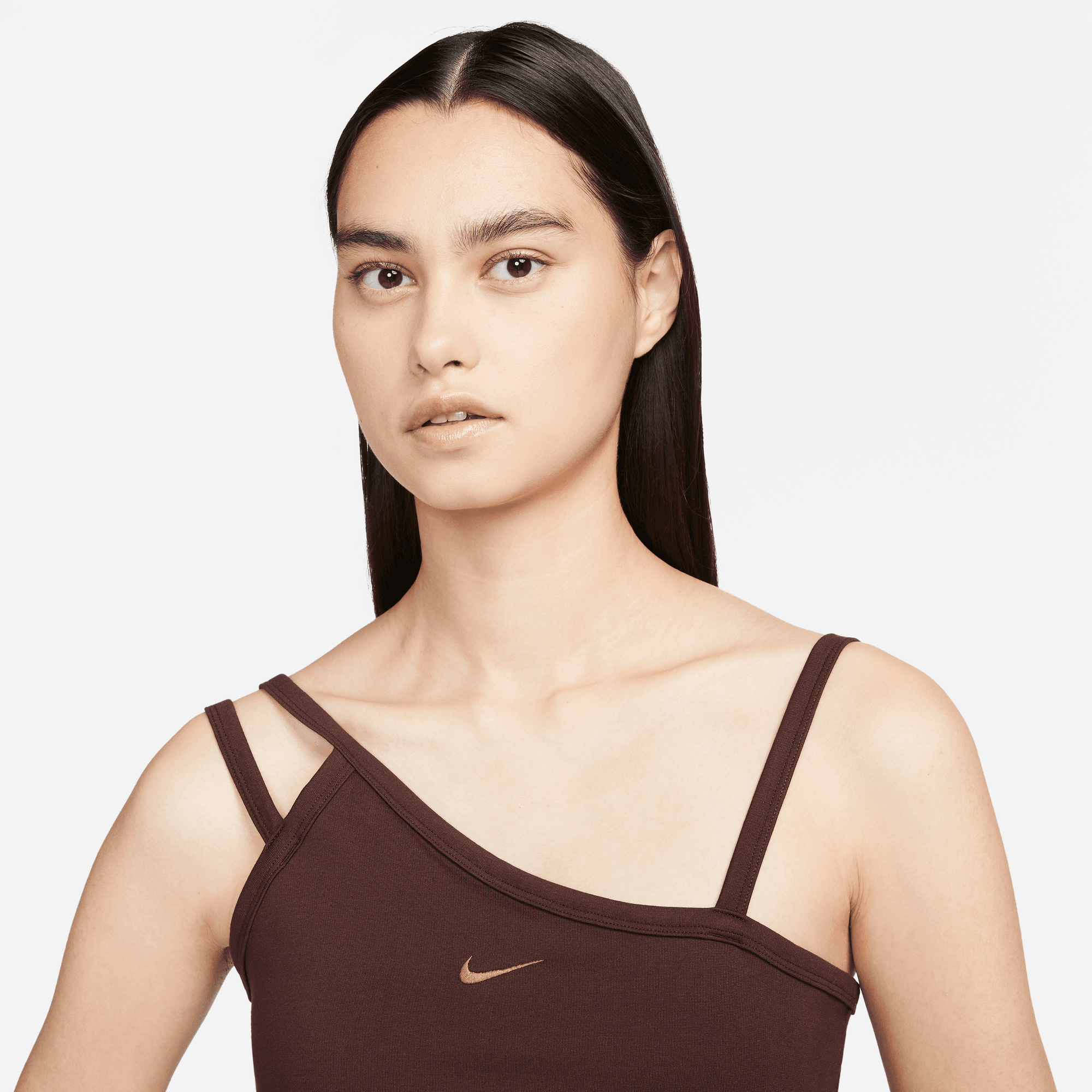 Nike Women's Asymmetrical Brown Tank Dress – Puffer Reds