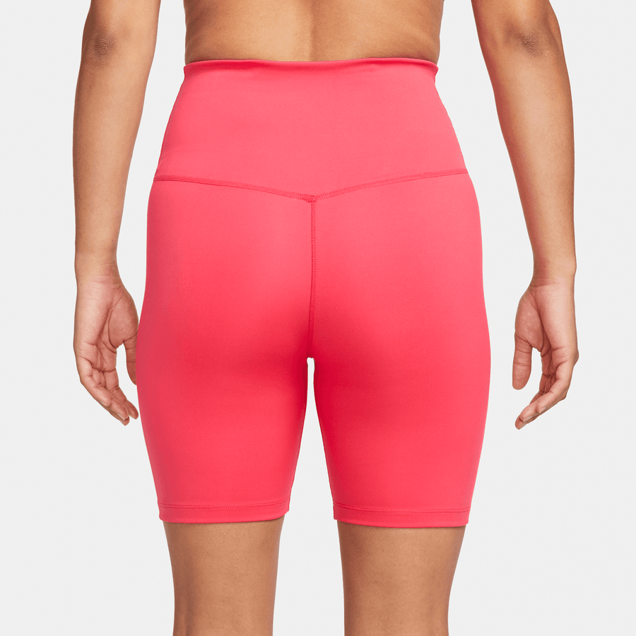 Nike Dri-FIT One Women's Pink High-Waisted 7-Inch Biker Shorts