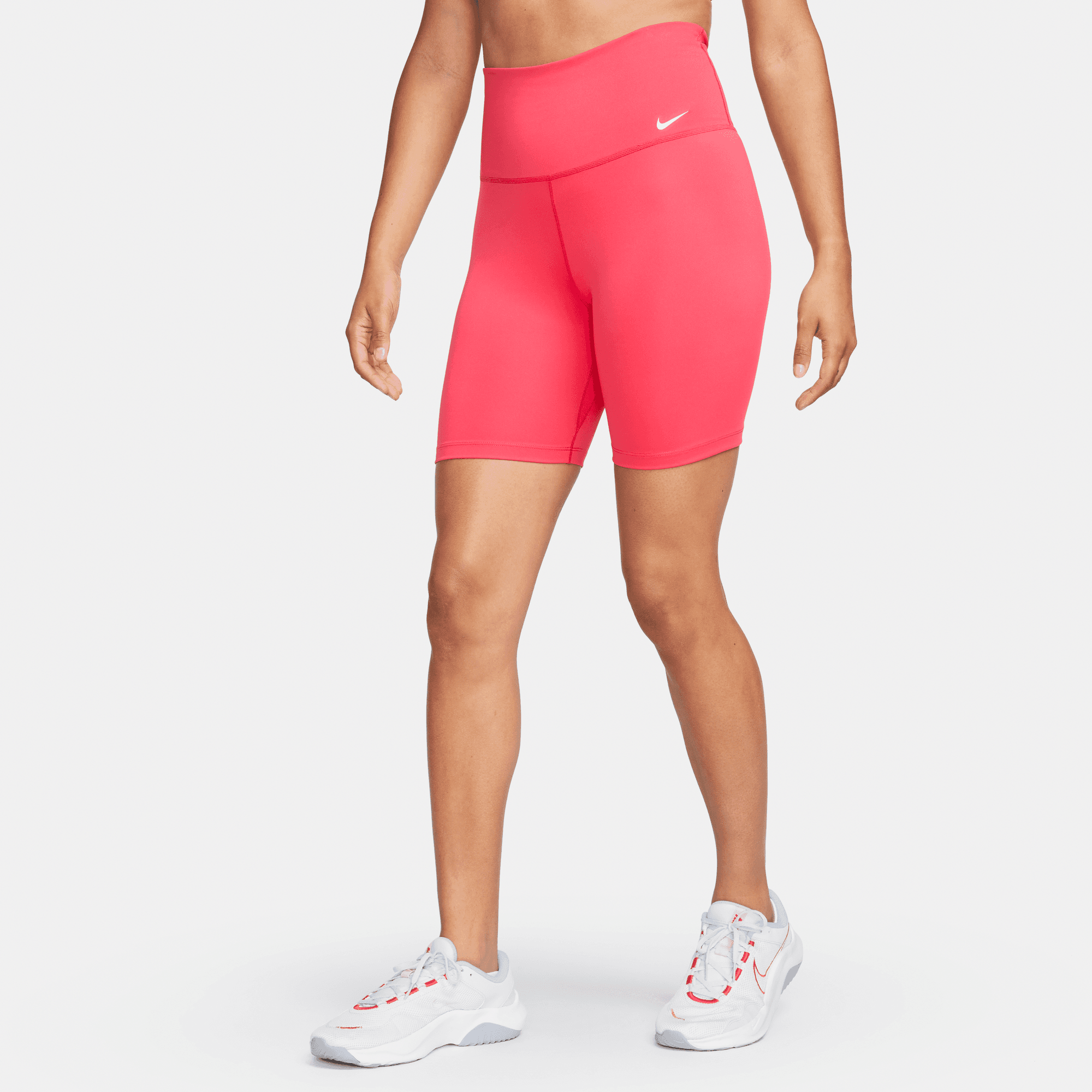Nike Women's Sportswear Essential Brown Mid-Rise Biker Shorts