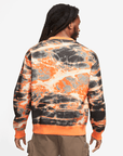 Nike ACG Therma-FIT Allover Print Orange Fleece Crew