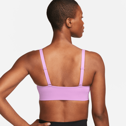 Nike Women's Indy Plunge Cutout Pink Medium-Support Padded Sports Bra