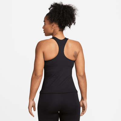 Nike Swoosh Women's Black Medium-Support Padded Sports Bra Tank
