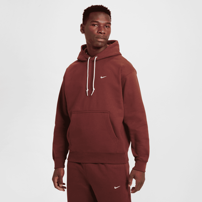 Nike Solo Swoosh Brown Pullover Hoodie