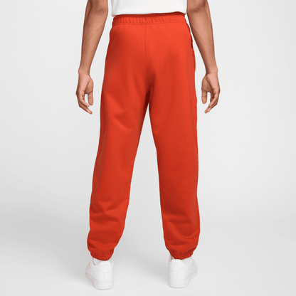 Nike Solo Swoosh Men's Red Fleece Pants